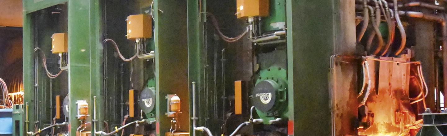 Image of the Endless Strip Production (ESP) line at Rizhao steelworks in China