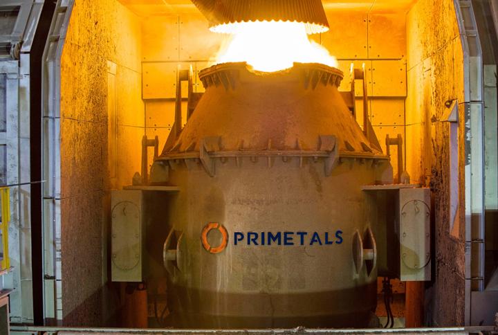 New AOD converter at the German steel producer BGH in Freital, Germany