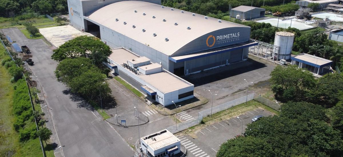 The new Primetals Technologies workshop located in Santa Cruz, Brazil.