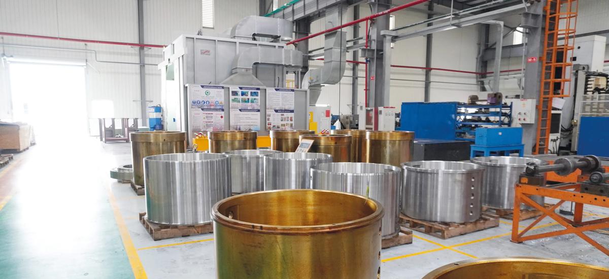 Spare parts—bushings—destined for use in Morgoil® bearings. Some are new, some reconditioned, but when they leave the workshop, they are all of similar quality.