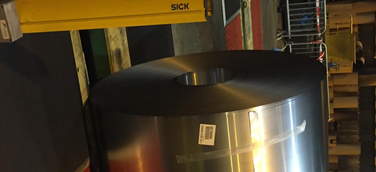 Coil processed on the continuous annealing line CA 12 of Tata Steel Packaging IJmuiden in The Netherlands, recently modernized with new electrics and automation by Primetals Technologies